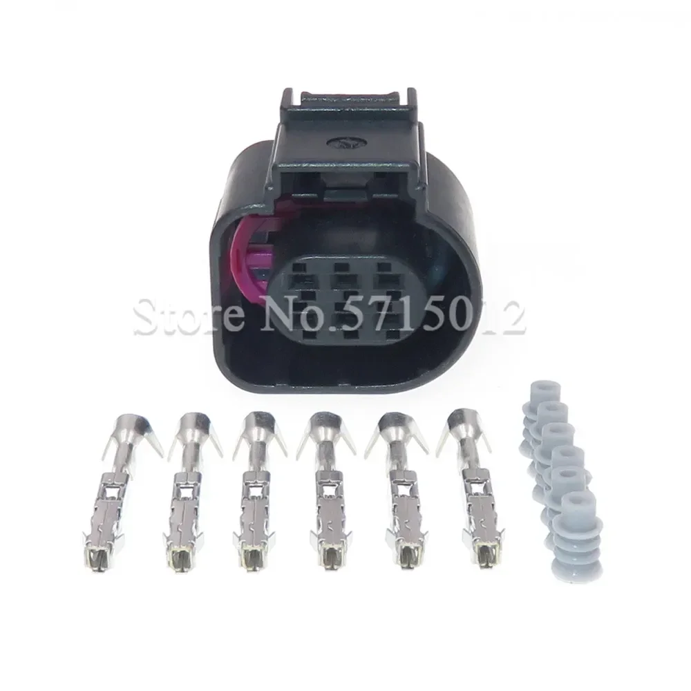 6 Hole 4H0973713 4H0 973 713 LSU 4.9 Auto Temp Sensor Plug Deflation Connector Car Throttle Valve Control Element