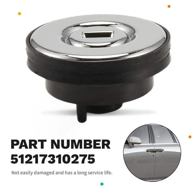 Car Door Lock Protective Cap Key Cover For Rolls-Royce Ghost 2012-2018 51217310275-M54K