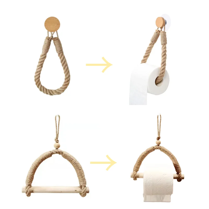 

Антикварный деревянный подвесной держатель для полотенец, настенная вешалка для бумажных полотенец с подвижной присоской, аксессуары для домашней ванной комнаты