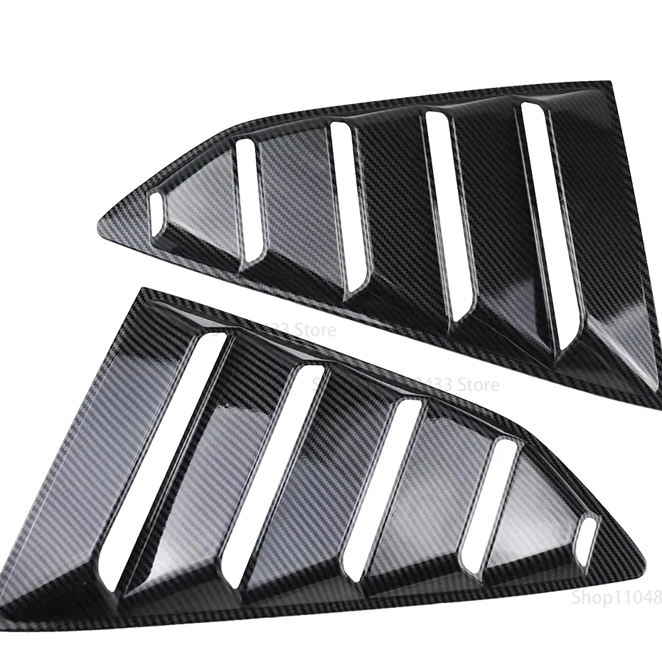 

For Chevrolet Camaro 16-22 Louver Cover Shutter Window Side Car Gloss Black Louvers Rear Quarter Window Hot Selling