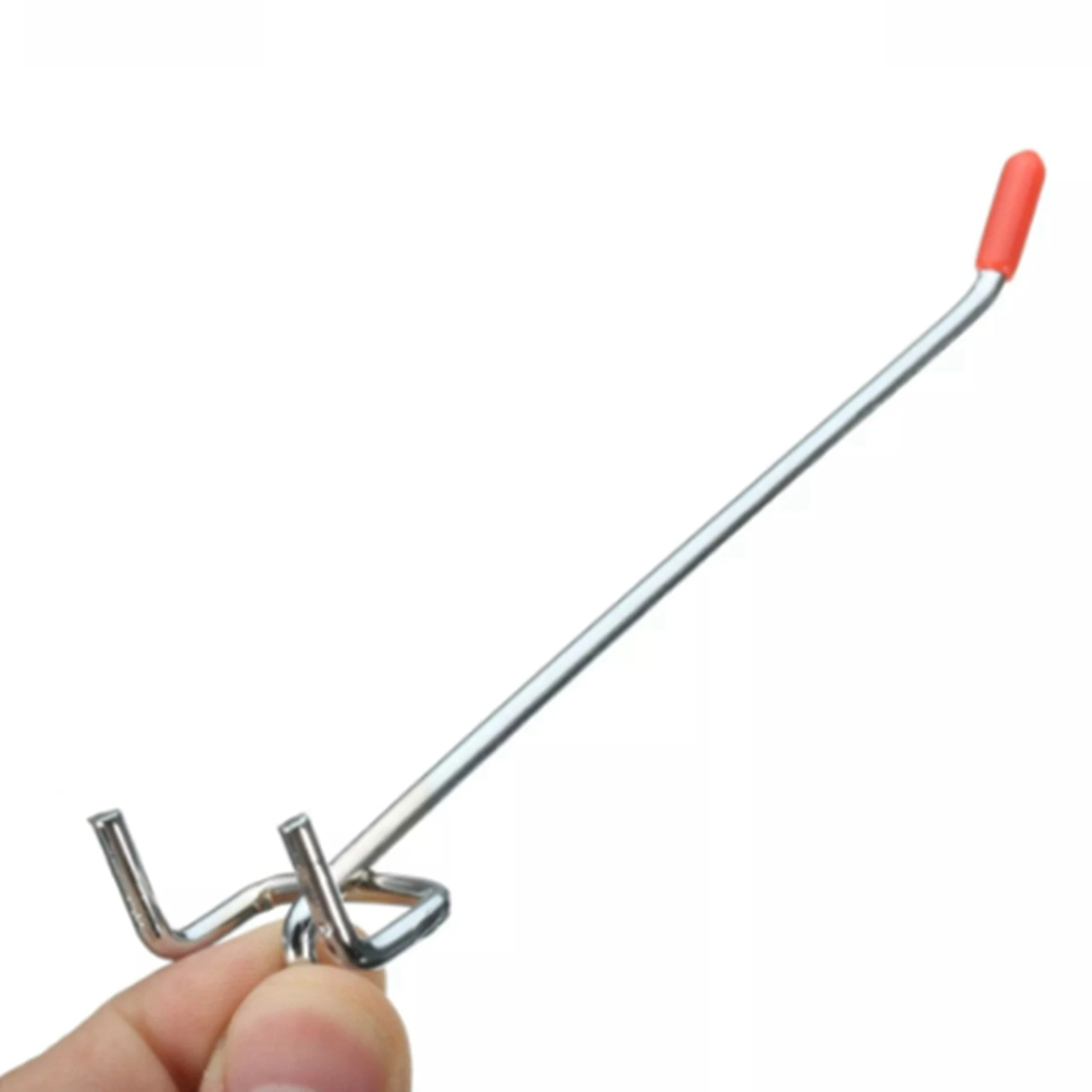 80Pcs Single Pegboard Hooks 150Mm Board Slat Wall Retail Display Shop Peg Fits 25Mm-AT64