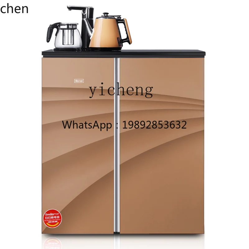 

настольный холодильник, холодильник, небольшой дозатор воды на противоположной двери, полностью автоматическая подача воды, машина для чайного бара