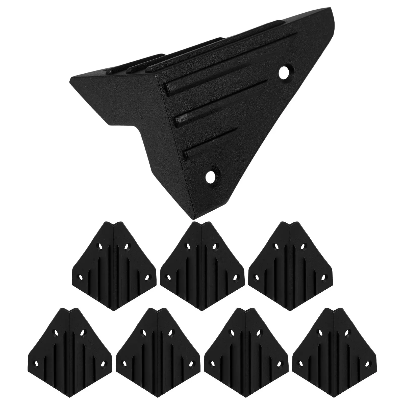 8Pcs Speaker Accessories Plastic Corner Protectors Easy Install Stage Speaker Corner Guards Right Angle Protective Edge Covers