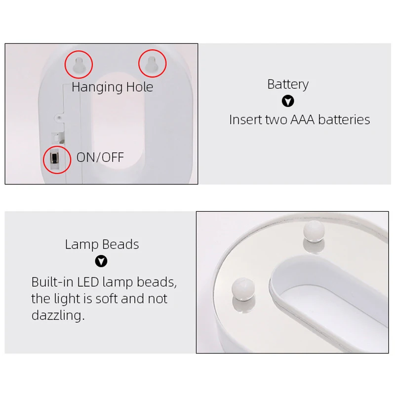 16cm srebrne diody LED z literami dekoracja wnętrz świecący numer alfabetu lampka nocna urodziny boże narodzenie ślub propozycja dekoracji