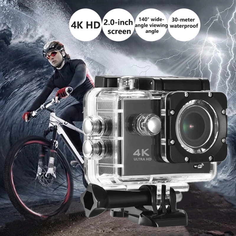 Xiaomi 4K Sport Camera Wireless WiFi Intelligent HD Mini Camera DV Anti shake recorder For Outdoor Waterproof Sports Bicycle Car