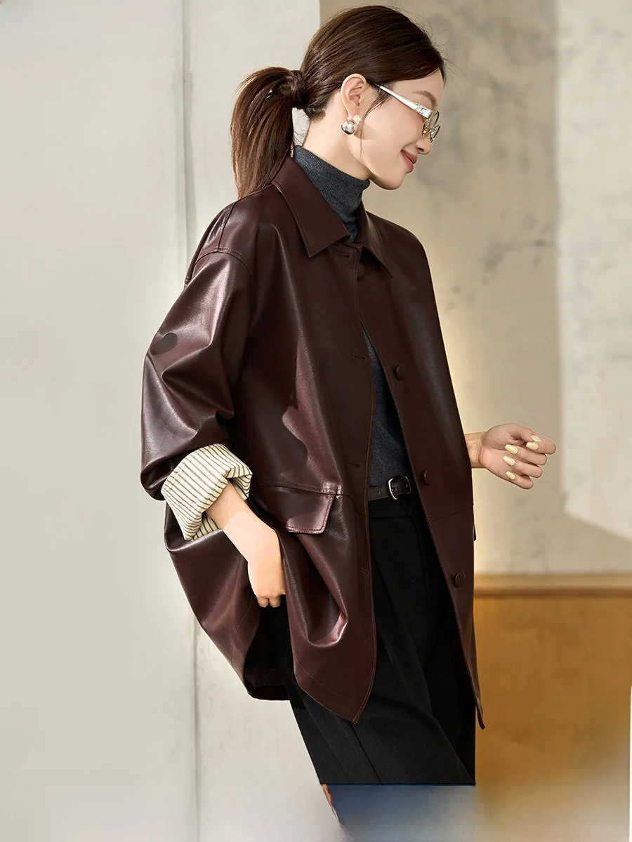 

Пальто Mehanei Barn Sle Color Blo Workwear, весна 2026, с длинными рукавами, воротником и застежкой на одну пуговицу, корейская версия
