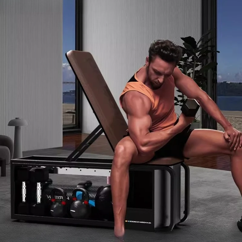 

Multifunctional Fitness Box Dumbbell Stool Crunches Abs Board Yoga Pilates Fitness Equipment