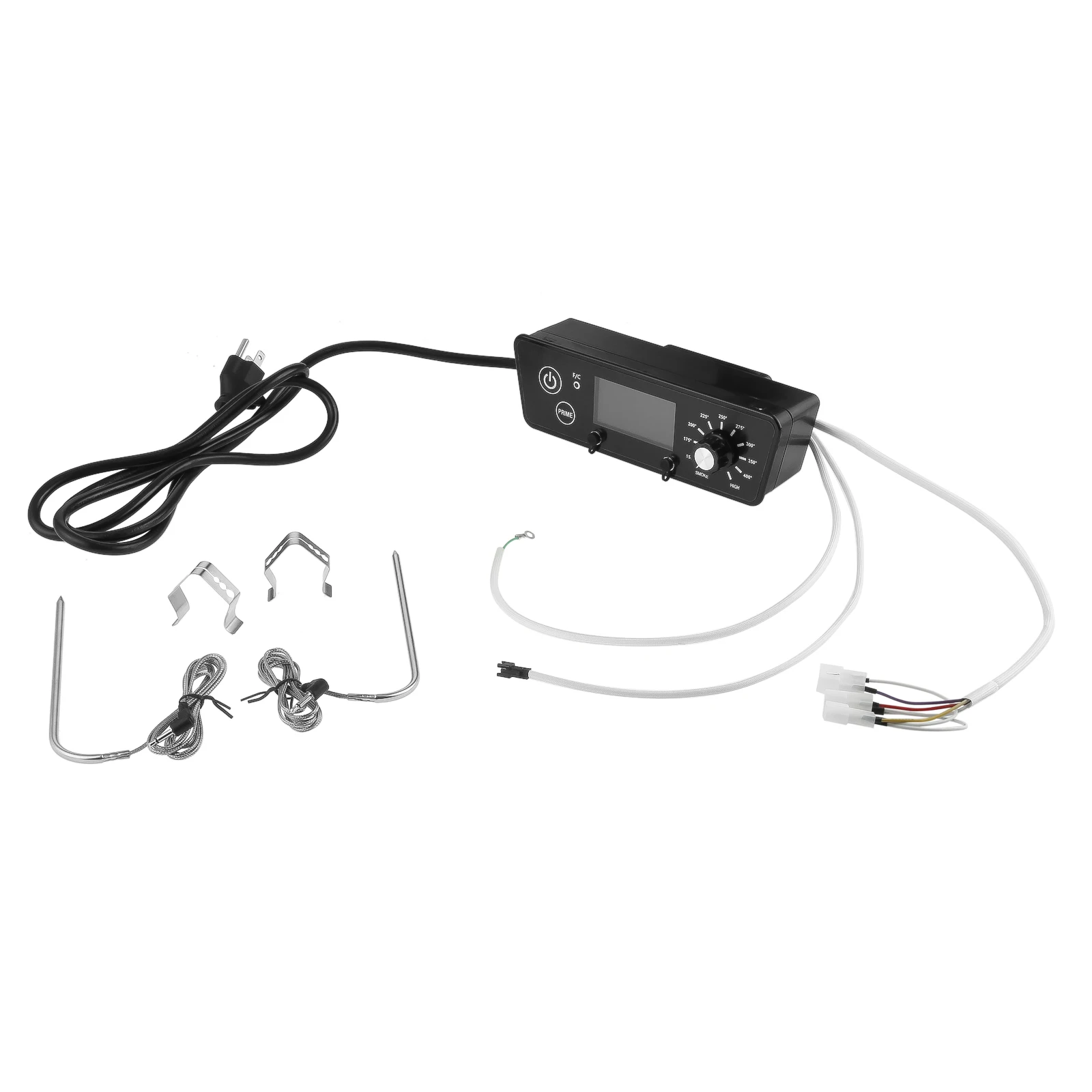 1Set Digital Thermostat Controller System LED Board Temperature Probes Grill Clips for Pit BOSS 4 Series Vertical Pellet Smoker