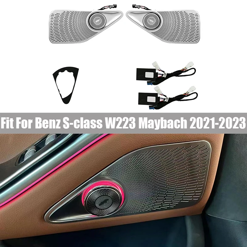 

Rear Door 4D Rotary Tweeter Fit for Mercedes Benz Long Axis S-class W223 2021-2023 Synchronous Original Car Control Color Change