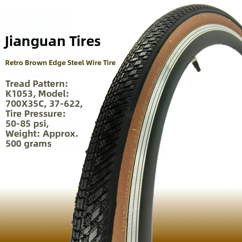 Pneu Kenda Avel 700x32 35c para Bicicleta de Estrada Off-Road Super Leve com Borda Marrom para Acórios de Bicicleta de Mon...