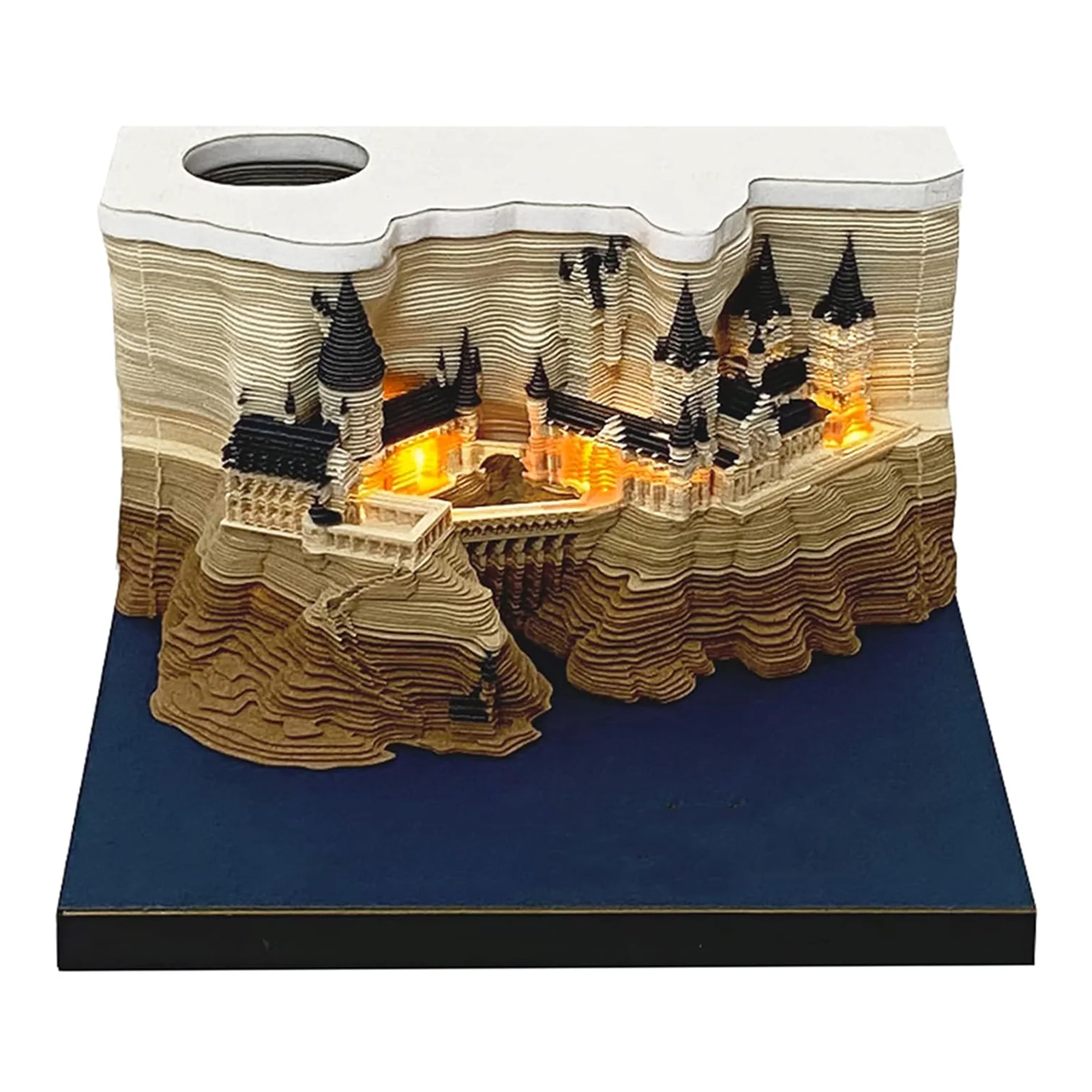 

3D Memo Pad Paper Castle Design 3D Art Craft Note Pad Notepad Home Decoration