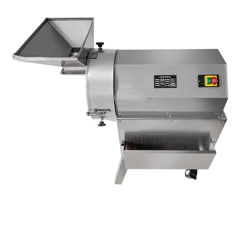 Máquina de corte comercial, cortadora de patatas, eléctrica, multifunción, para cortar en dados de rábano