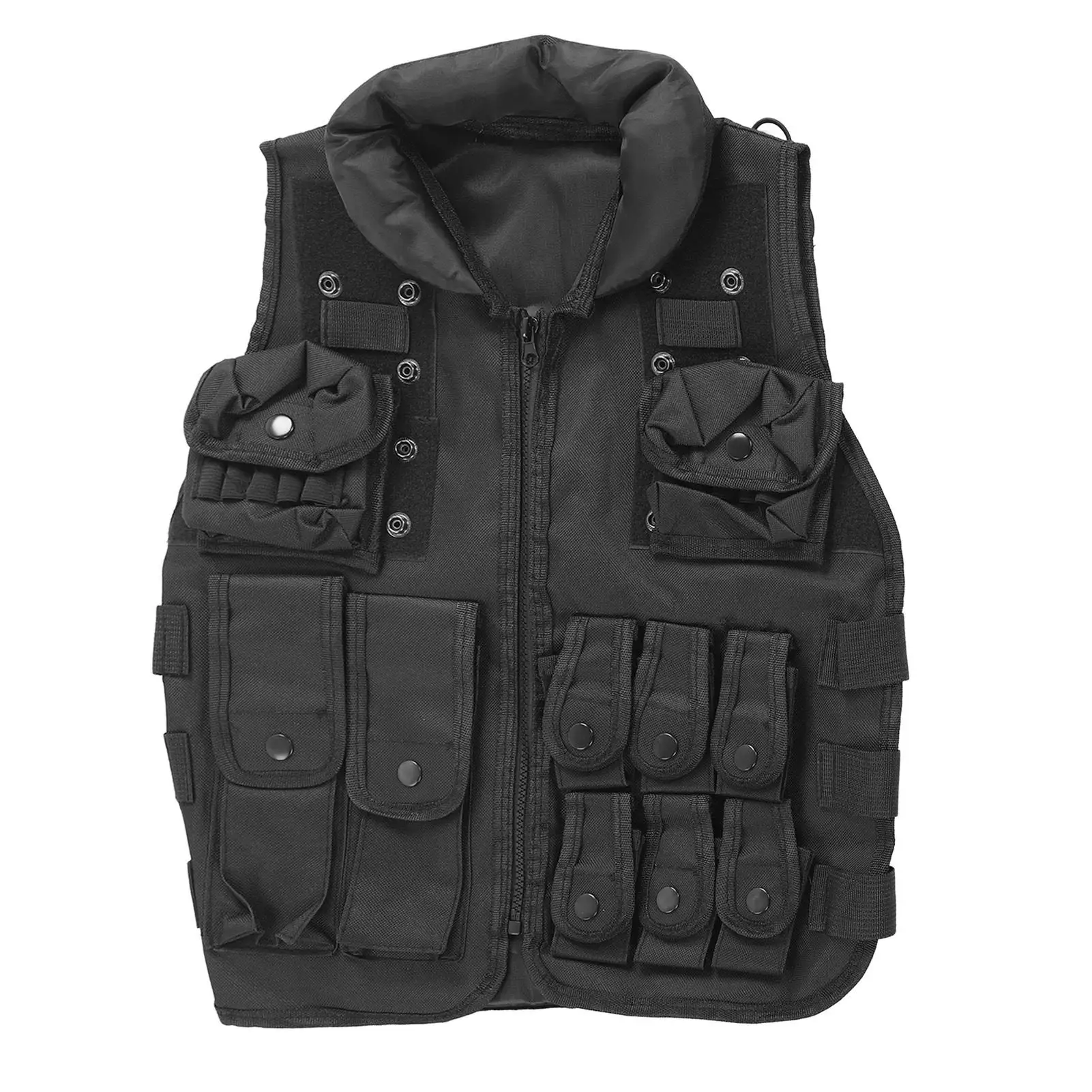 

Kids' Outdoor Tactical Vest - Military Training Multi-Pocket Field Gear, 50cm Protective Shooting Vest