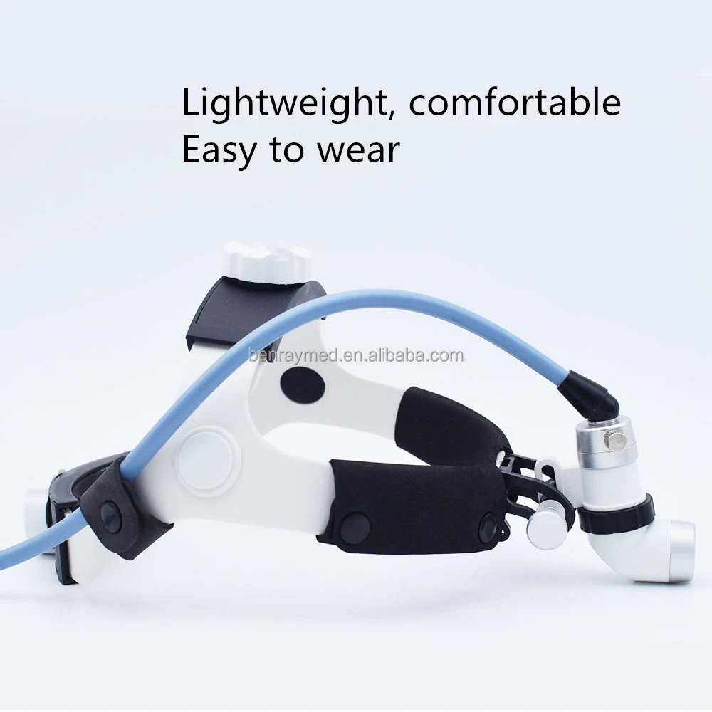 Hot Sale Operating Room Hospital Emergency Equipment Medical Cold Light Source Waterproof Head Lights Fiber Optic Headlight