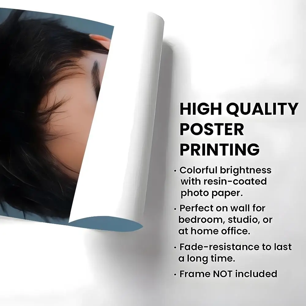 K-KPOP idol H-Hyunjin Poster Self-adhesive Art Waterproof Paper Sticker Coffee House Bar Room Wall Decor - view 4