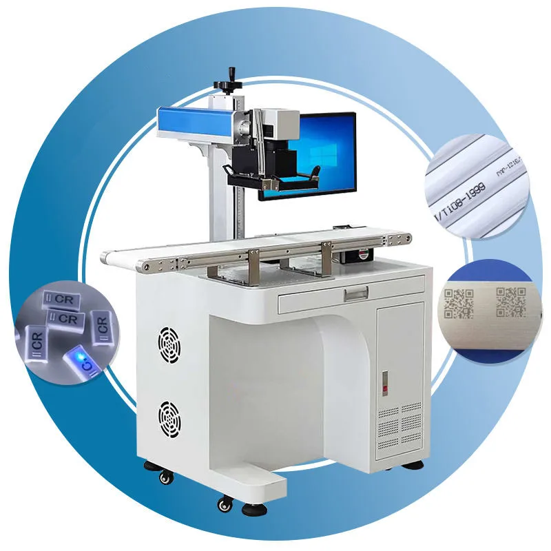 2 в 1 20 Вт 30 Вт 50 Вт лазерный гравер из нержавеющей стали MOPA волоконный лазерный маркировочный станок для станка для лазерной резки металла