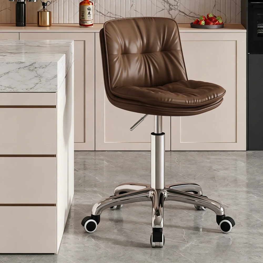 

Modern Swivel Bar Chair Bar Stool Counter Stool Backrest High Stool Front Desk High Stool Ergonomic Office Chair Chaise Stool
