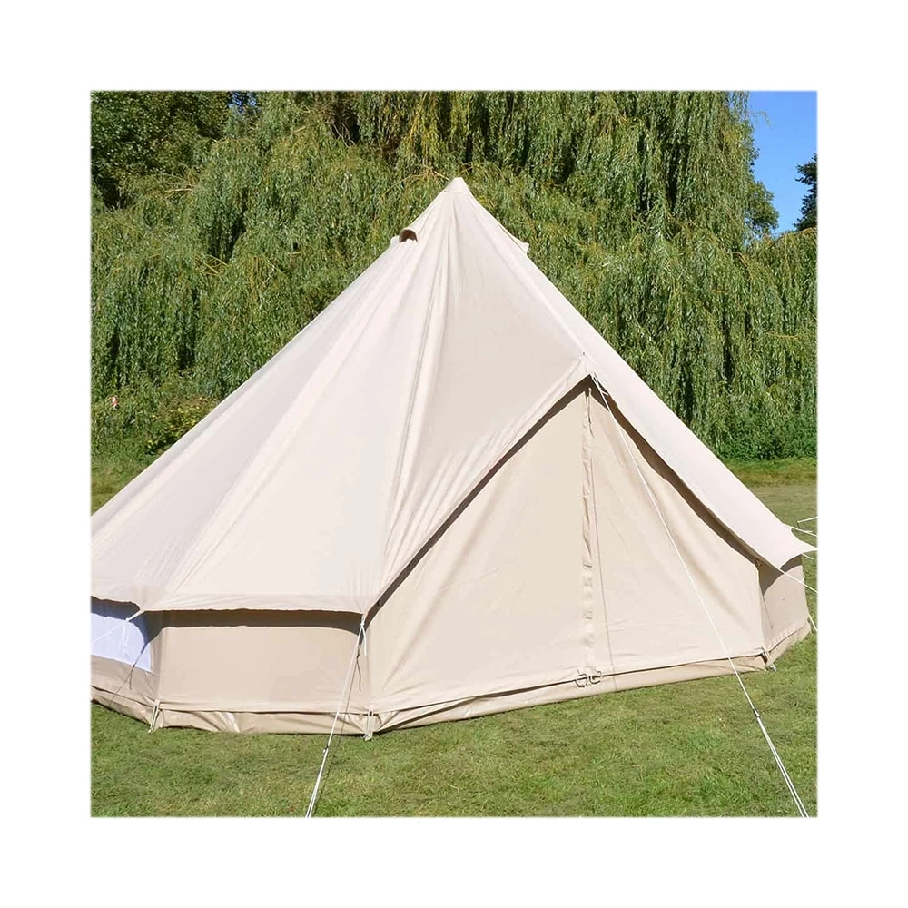 Supply Family Canvas Tent Camping Tent Bell Tent With Chimney Jack