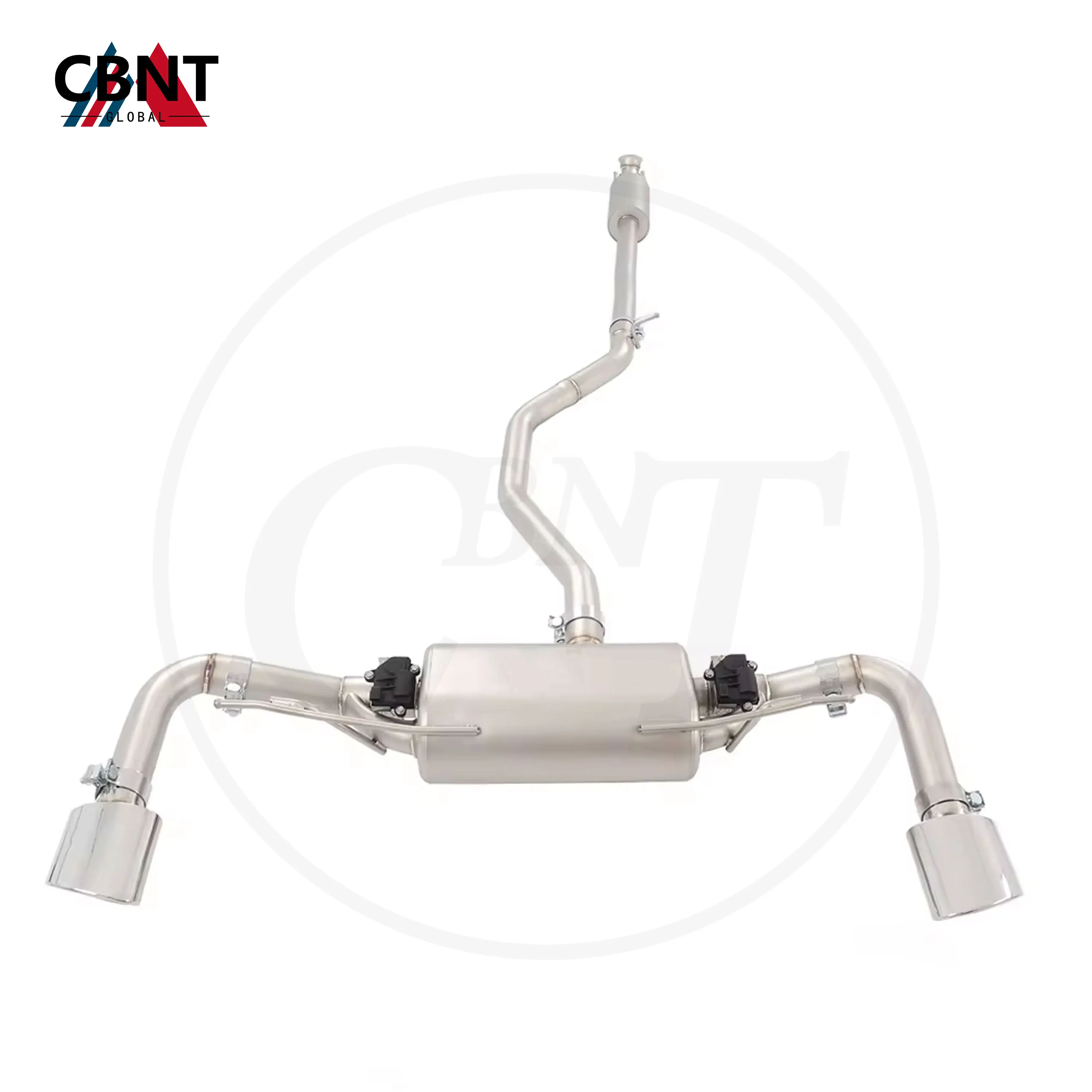 

CBNT Valved Exhaust Catback for Mercedes Benz A180 A200 A260 W176 1.6T SS304 Performance Exhaust Pipe System with Valve Muffler