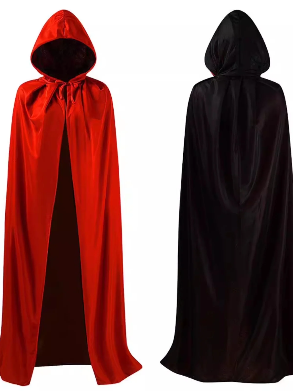 

Универсальный сценический костюм-накидка для Хэллоуина, женская версия, двустороннее платье для выступлений