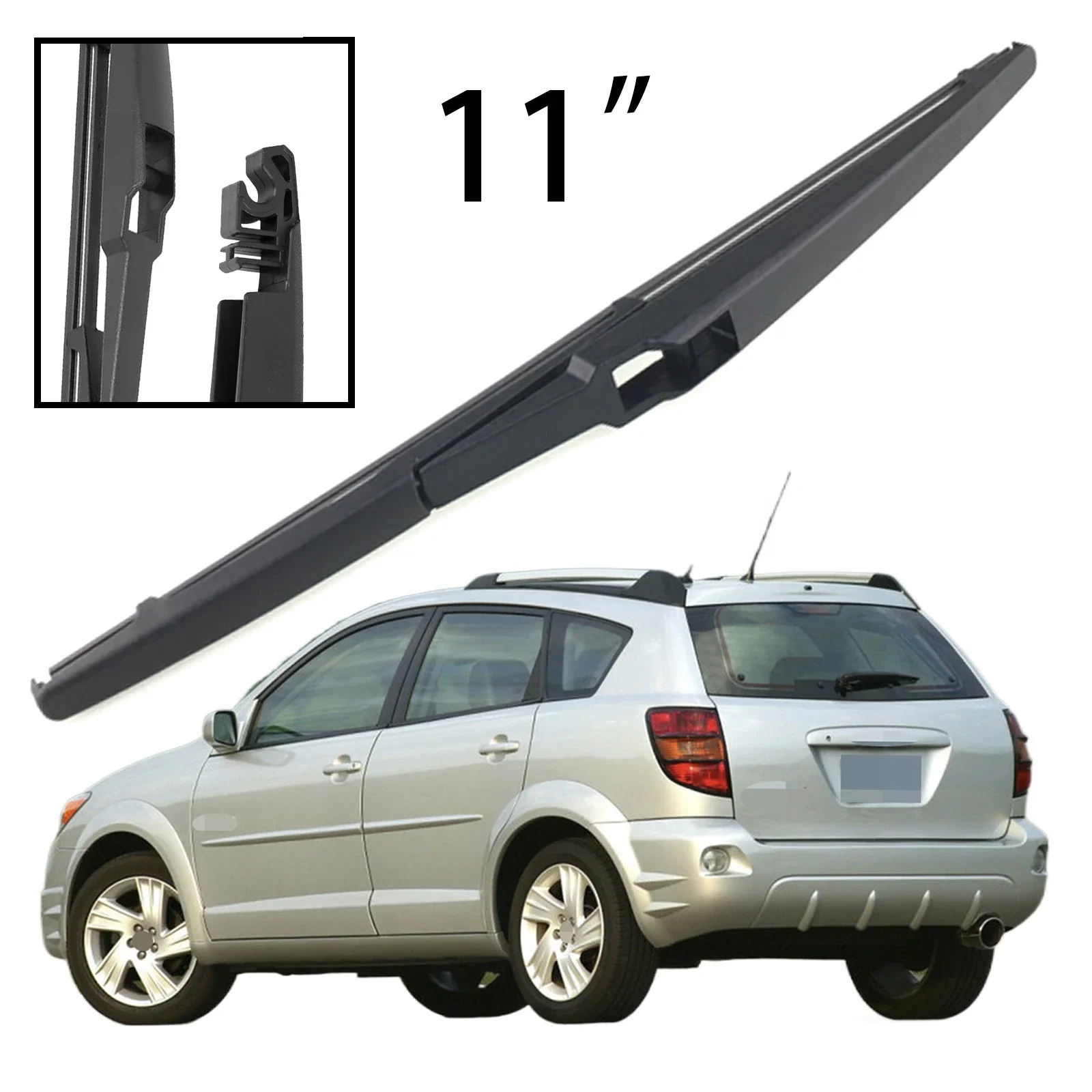 

11" Rear Windshield Windscreen Washer Wiper Blade For Pontiac Vibe MK1 2003-2008 Car Accessories Accsesories