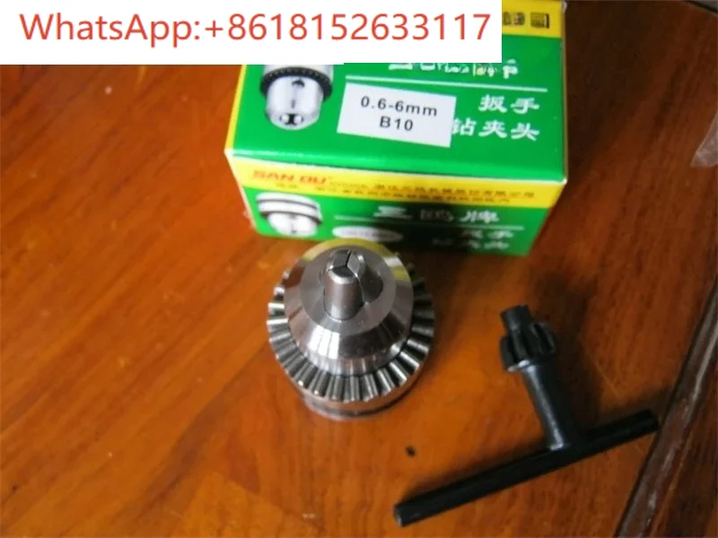 B10 drill clamp 0.6-6MM clamping range taper type drill clamp head