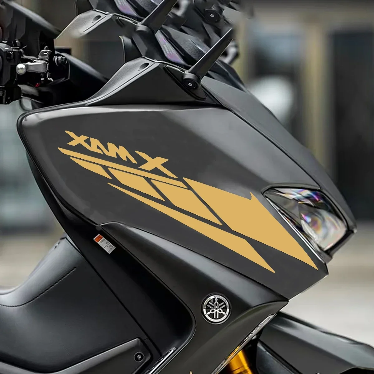 

2PC Motorcycle Scooter Stickers Front Fairing Stripe Decals Accessories Waterproof For YAMAHA TMAX 500 530 560 Tmax560