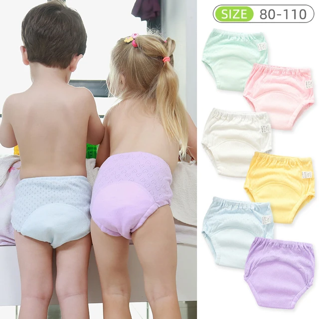 toddler girl wearing panties over diaper Baby Potty Toilet Training Pants Nappies Cartoon Boys Girls Underwear For  Toddler Cotton Panties Reusable Diapers Cover - Cloth Diapers - AliExpress