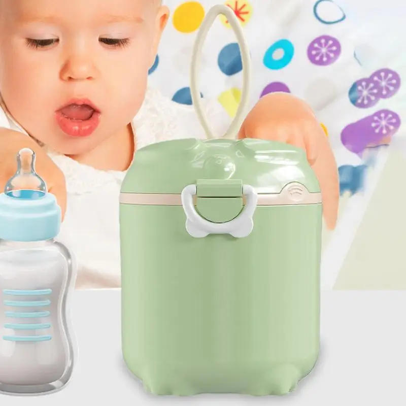 Milchpulver Verpackungs box Kinder ergänzen Pulver Reise behälter Reise versiegelt Glas separates Fach Design Junge Mädchen Essen