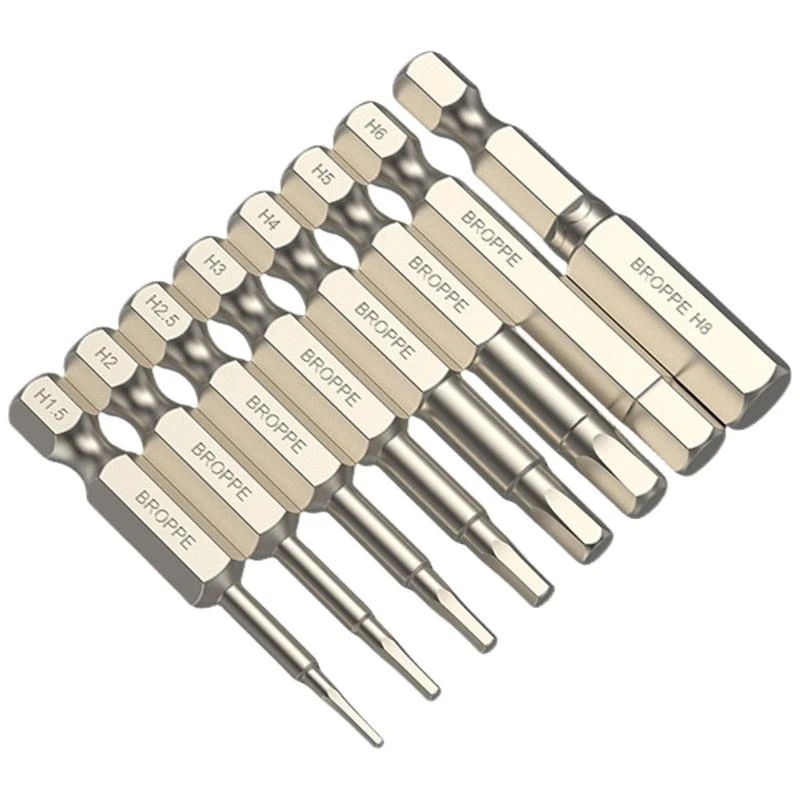 5/6/7/8pcs Impacto Head Allen Welnches Drill Bit Bit Set