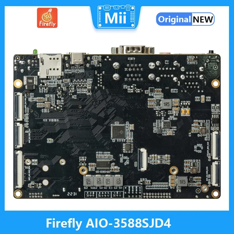 AIO-3588SJD4 Placa base AI de 8 núcleos 8K Rockchip RK3588S nuevo procesador de 64 bits de 8 núcleos y Gigabit Ethernet y WiFi6 de doble banda