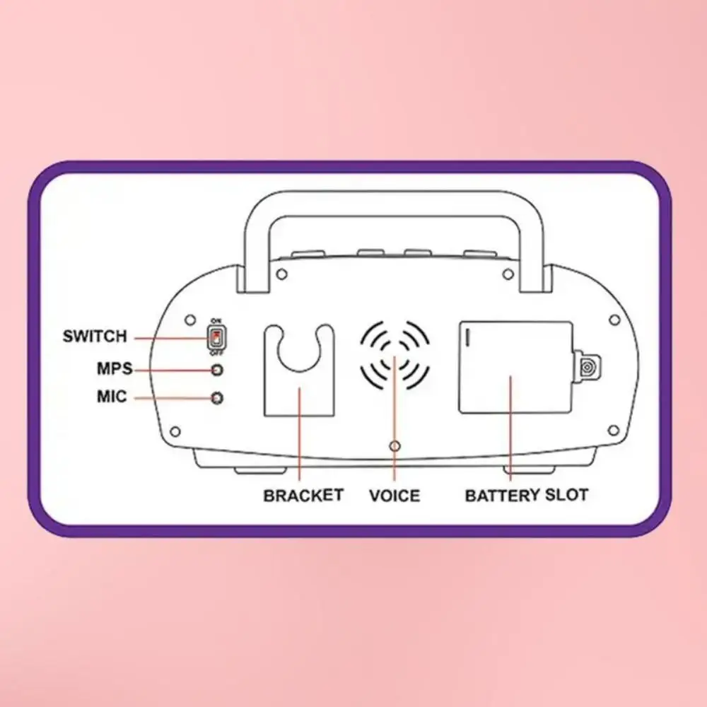 Nueva máquina de canto educativa con luces, micrófono portátil, regalos de Karaoke, instrumentos musicales, juguetes para niña y niño