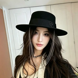 2023 Wool Fedora Hat Unisex Felt Fedoras Hats Adult Fashion Trilby Hats Popular Headwear Wool Fedora Trilby Hats