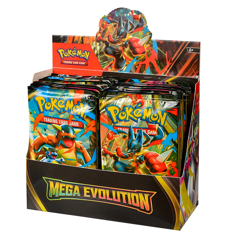 Pokémon TCG Mega Evolution - Chaos Rising Booster Box Series Bundle Rare Holo Trading Cards Collectible Set for Pokémon Players