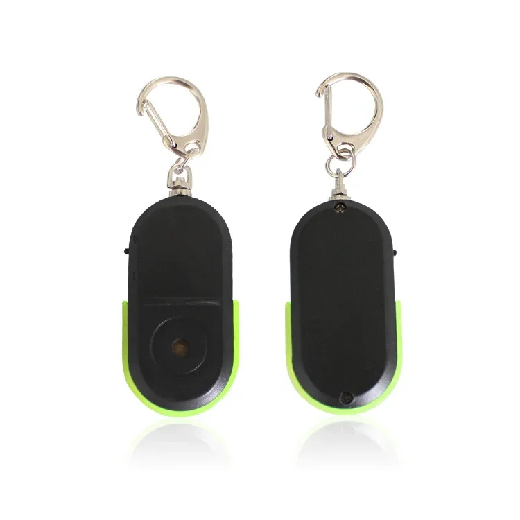 Silbato de alarma inalámbrico antipérdida, localizador de sonido con llavero, cadena de luz LED, nuevo