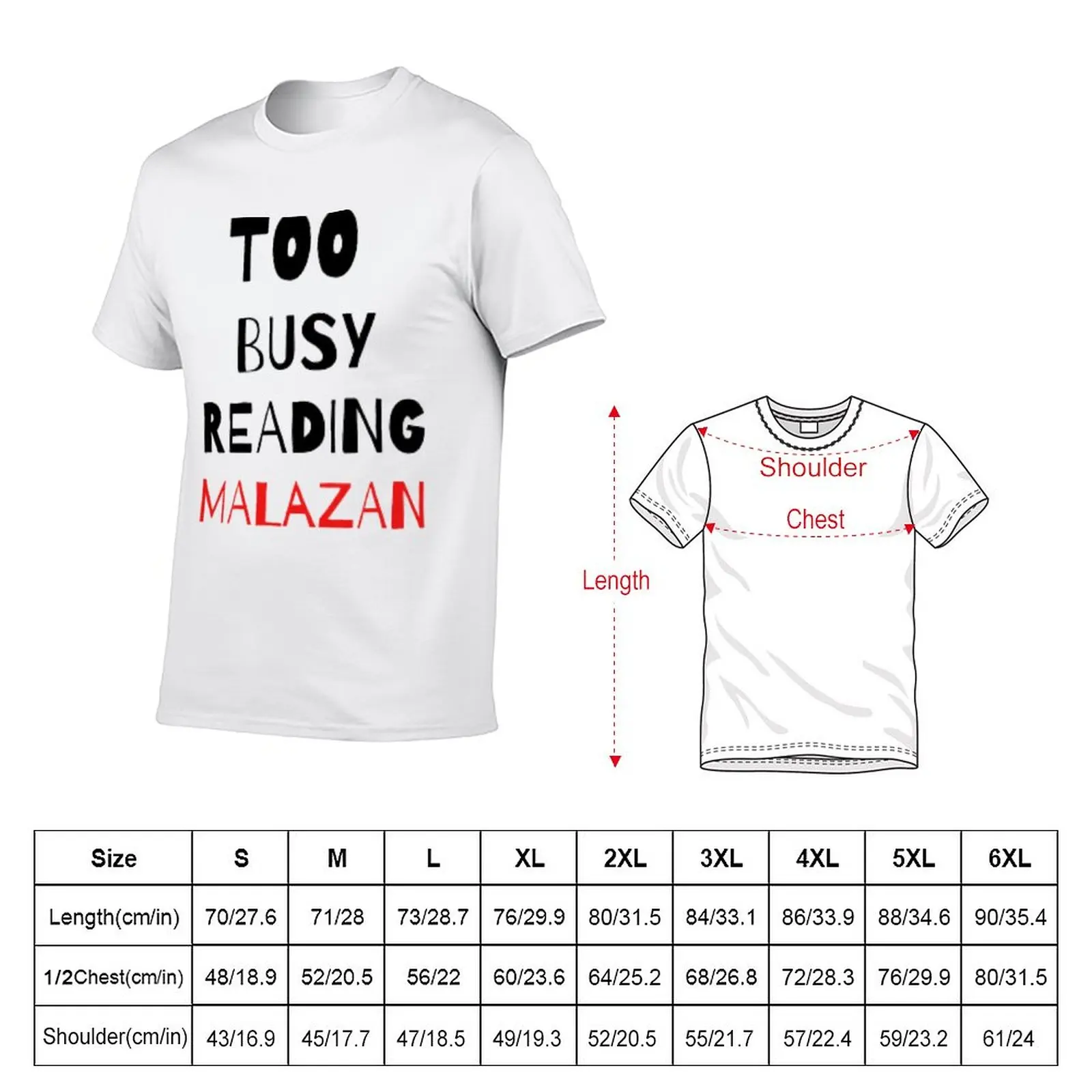 New too busy reading malazan T-Shirt Tee shirt custom t shirts design your own korean fashion mens funny t shirts