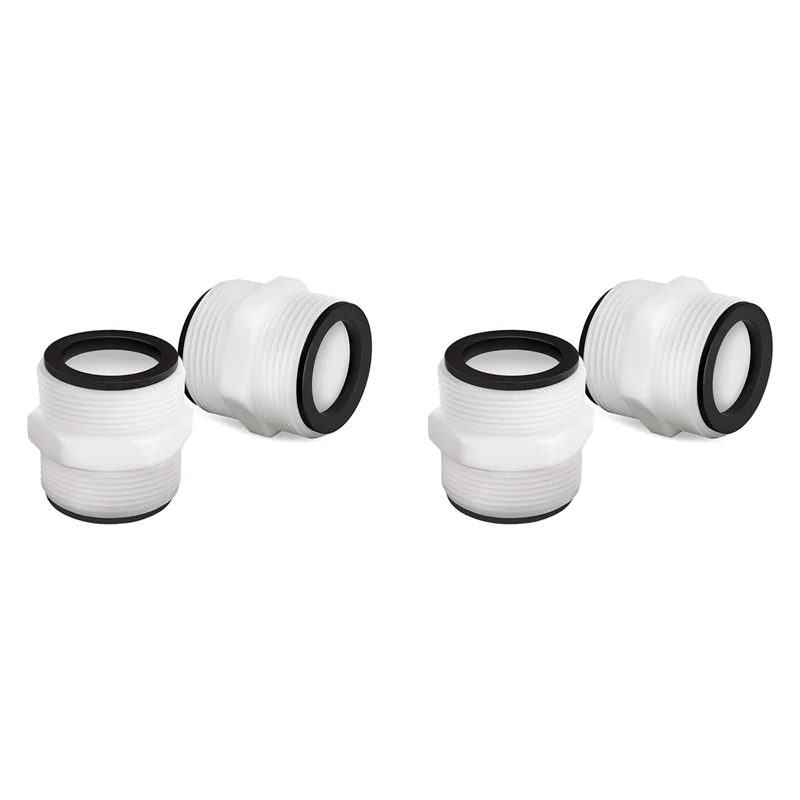 4 عبوات من محول خرطوم حمام السباحة مقاس 1.5 بوصة لخرطوم حمام السباحة فوق الأرض ومضخات الفلتر