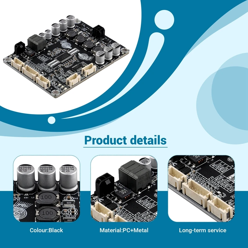 2 X 30W 4Ω Digital Input Class D Audio Amplifier Board Stereo Amp Module & DAC- TAS5756 For Home Speaker DIY