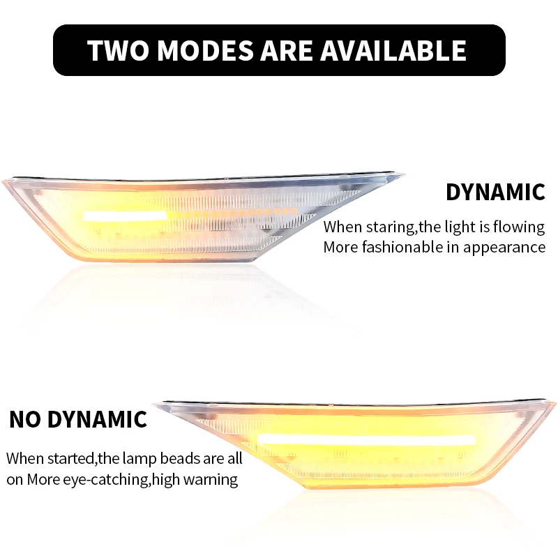 2PCS LED Side Marker Lights Canbus For Honda Civic 2016 2017 2018 2019-2020 OEM# HO25501 Amber Turn Signal Lamps Car Accessories view 4