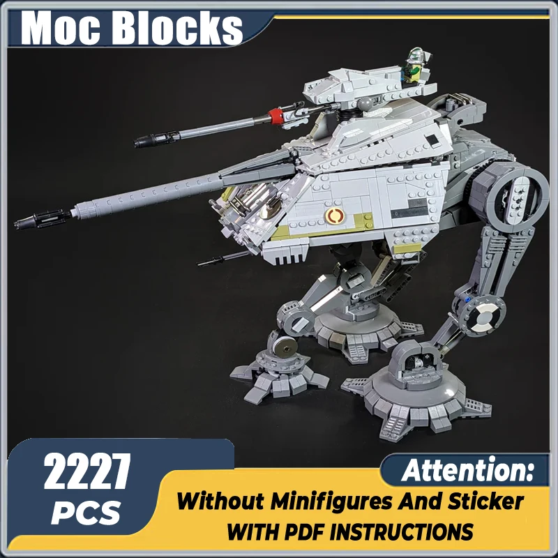 

Строительные блоки MOC, звездный фильм, ходунки, строительные блоки, идеальная коллекционная модель, кирпичи, сделай сам, сборный робот, детские игрушки, подарки