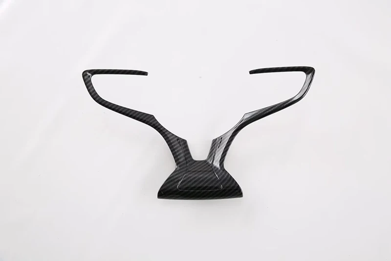 For BYD Seal Atto 4 EV 2022 2023 Carbon Fiber Style Steering Wheel Panel Cover Bezel Trim Insert Badge Molding Garnish