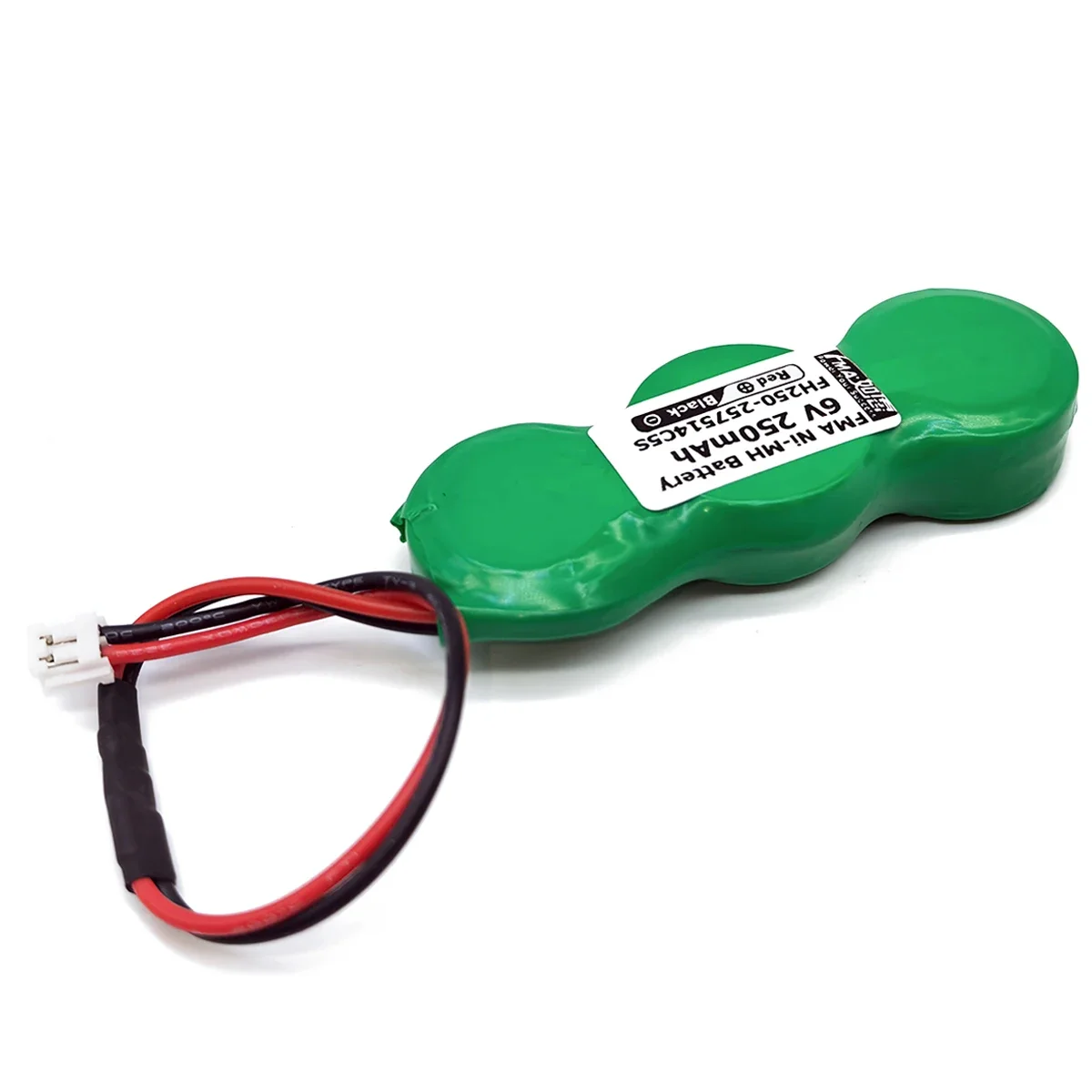 Ni-MH زر البطارية البيضاوي 6 فولت 160 مللي أمبير أو مستدير 6 فولت 250 مللي أمبير للأجهزة الطبية أنظمة الأمن سيارة دراجة نارية جهاز مضاد للسرقة
