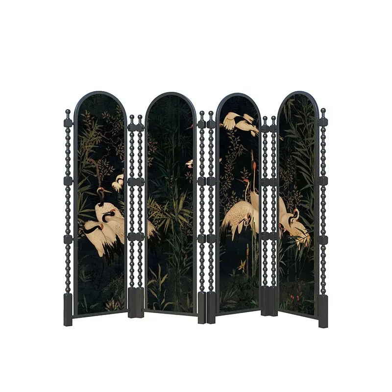 

French Medieval Folding Screen, Living Room Sofa, Mobile Background, Entrance Entrance Hotel Decoration, Bedroom Block Bed