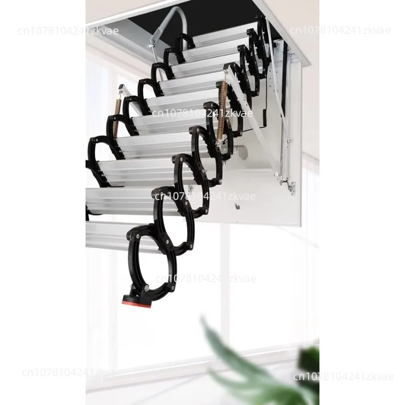 Retractable Stairs Household Attic Indoor  Lift Hidden Foldable  Ladder