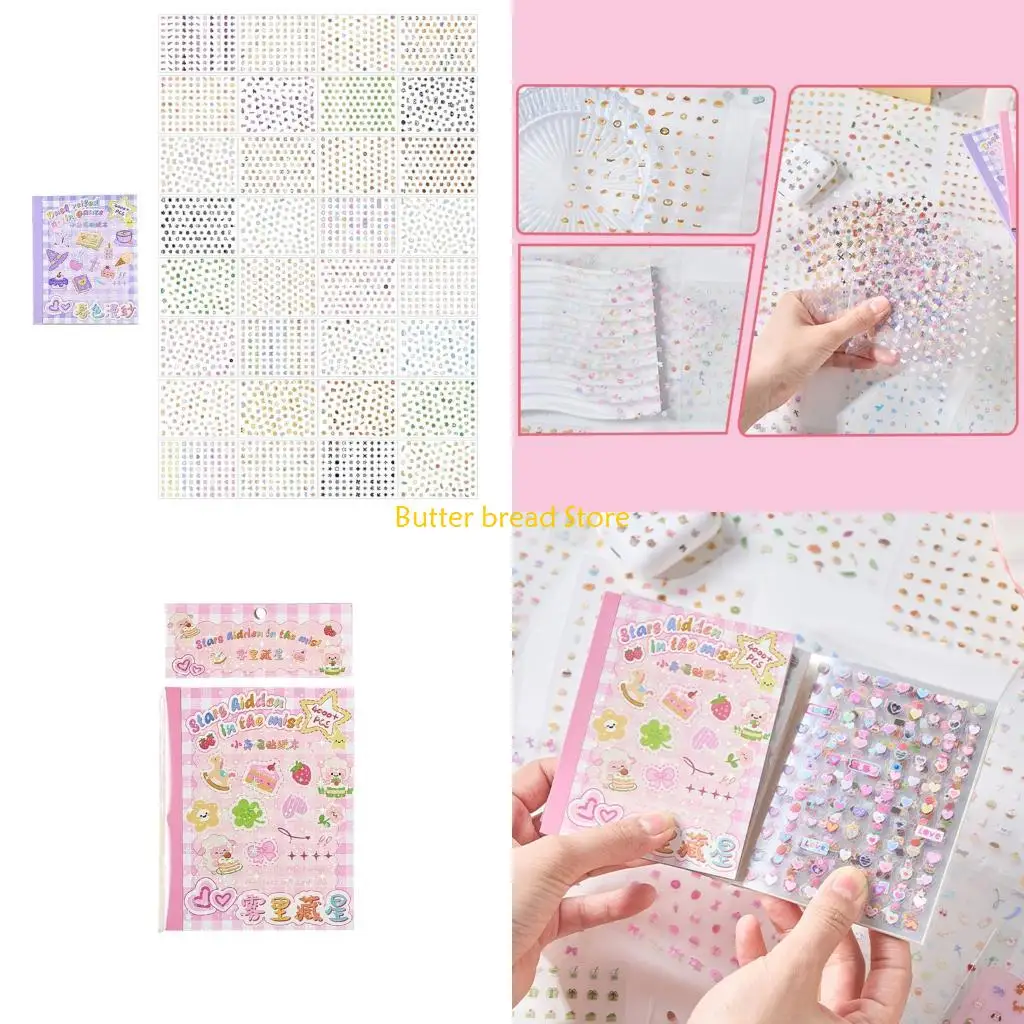 W89C Easy to Use Sticker Book with Animal Designs for Crafting and Art