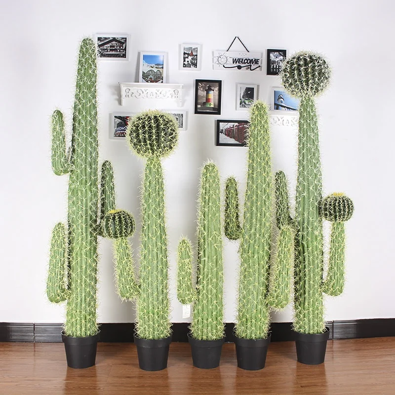 attractive cactus real touch artificial succulents cactus tree for home decor