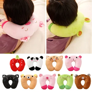 Soft U-Shaped Pillows Easy To Carry And Resting While Traveling Wide Application Pillows For Travel bear 26*30cm