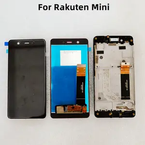 Novaphopat-rakuten mini lcd用ガラスタッチパッド,フルアセンブリ,センサー付き,白と黒 - AliExpress