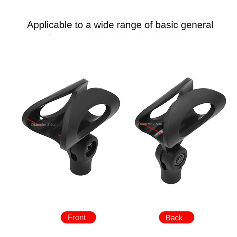 RISE-5Pcs microfone suporte de mesa disco retrátil suporte de microfone streaming ao vivo clipe suporte de mesa