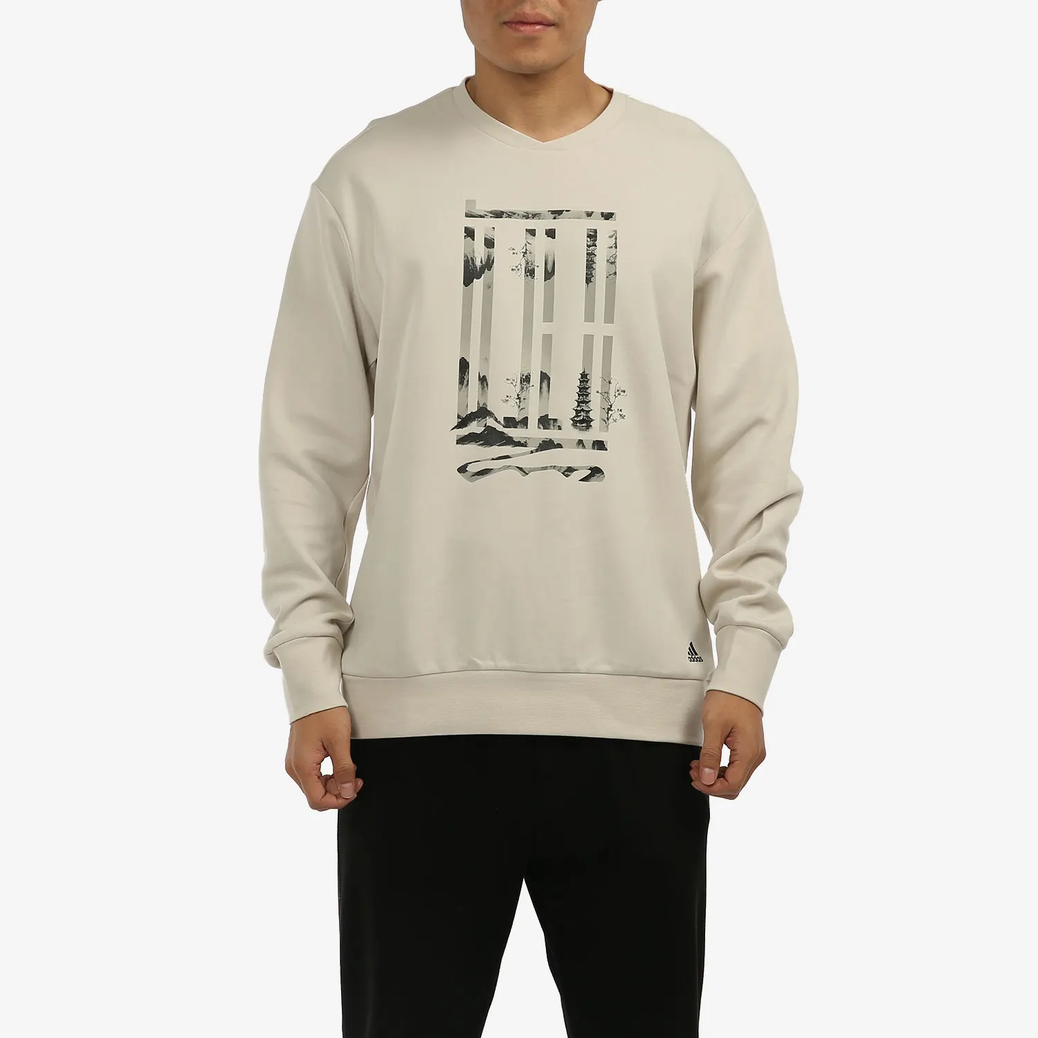 

Оригинальная повседневная мужская модная дышащая спортивная толстовка Adidas H39300